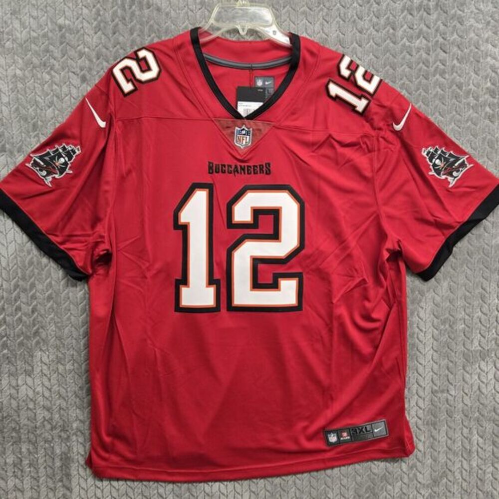 Nike Tampa Bay Buccaneers Tom Brady Vapor Limited‎ Jersey Mens Size 3XL* Red NWT